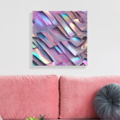 Futuristische Iridescent/abstrakte holografische Leinwanddruck (Insitu (Wohnzimmer))