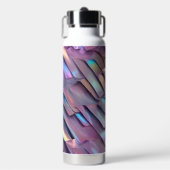 Futuristische Iridescent/abstrakte holografische Trinkflasche (Vorderseite)