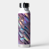 Futuristische Iridescent/abstrakte holografische Trinkflasche (Links)