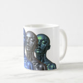 Futuristische Königinnen Kaffeetasse (VorderseiteRechts)