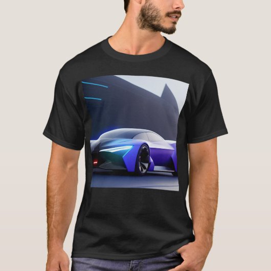 Futuristische Kraftfahrzeuge 4 T-Shirt (Vorderseite)