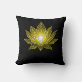 Futuristische Kristall-Lotus • Sci-Fi-Energie-Abst Kissen