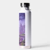 Futuristische Kunst im Wald Trinkflasche (Links)