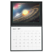 Futuristische KunstIllustrationskalender Kalender (Mär 2027)