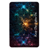 Futuristische Laserlichtshow Magnet (Vertikal)