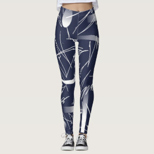 Futuristische Leggings für Abstrakte Kunstmuster