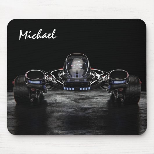 Futuristische Mars Rover Mousepad (Vorne)