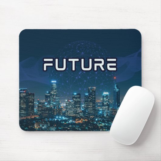 Futuristische Maus-Pad: Sleek, Modernes Design Mousepad (Mit Mouse)