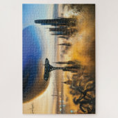 Futuristische Metropolis Jigsaw Puzzle (Vertikal)
