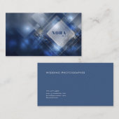 Futuristische Moderne Geometrische Technologie Visitenkarte (Vorne/Hinten)