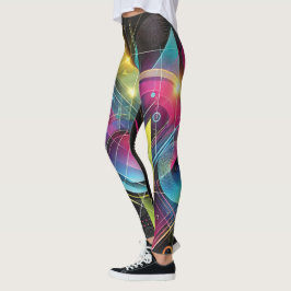 Futuristische Neon Abstrakt Women's Leggings
