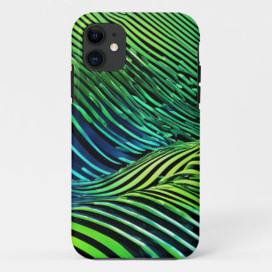 Futuristische Neon-Grüne Streifen  Case-Mate iPhone Hülle