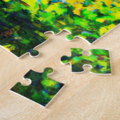 Futuristische Pflanze Stadt, künstlerische KI Puzzle (Seite)