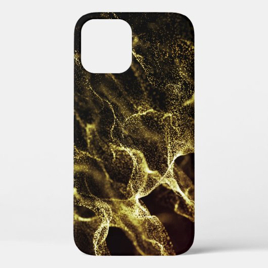 Futuristische Punktwelle: Dynamischer Hintergrund. Case-Mate iPhone Hülle (Rückseite)