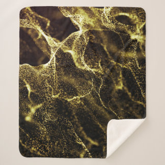 Futuristische Punktwelle: Dynamischer Hintergrund. Sherpadecke