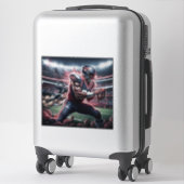 Futuristische Quarterback-Showdown Aufkleber (Koffer)