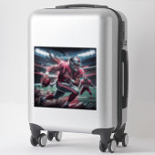 Futuristische Quarterback-Showdown Aufkleber (Koffer)