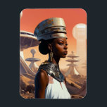 Futuristische Queen Afrofuturistische Science Fict Magnet<br><div class="desc">Futuristische Queen Afrofuturistische Science Fiction</div>