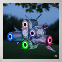 Futuristische Raumfahrt Birdhouse