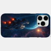 Futuristische Raumfahrt Case-Mate iPhone Hülle (Rückseite (Horizontal))