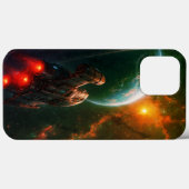 Futuristische Raumfahrt Case-Mate iPhone Hülle (Rückseite (Horizontal))