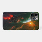 Futuristische Raumfahrt Case-Mate iPhone Hülle (Rückseite (Horizontal))