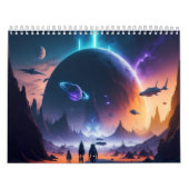 Futuristische Raumlandschaft 2024 Kalender (Titelbild)