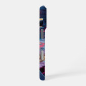 Futuristische Retro-Arcade im Weltraum iPhone Hülle (Rechte Seite)