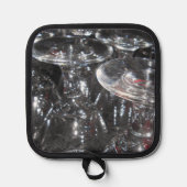 Futuristische Richtungen Topflappen (Vorderseite)