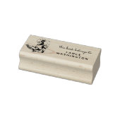 Futuristische Robot Book Ex Libris Briefmarke Gummistempel (Stempel)