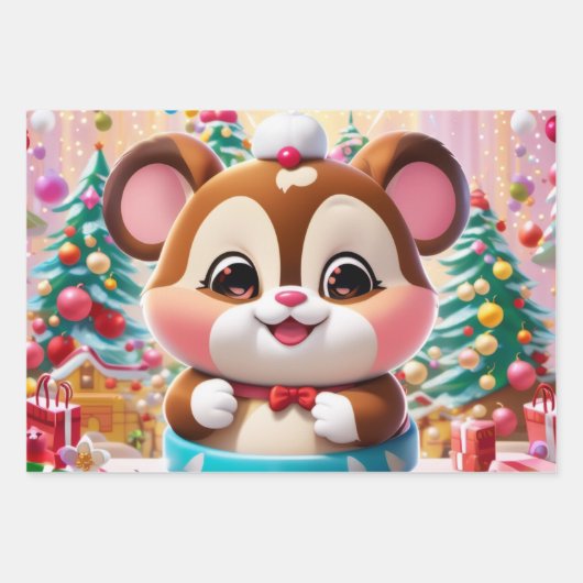 Futuristische Robotik Geschenkpapier Set (Vorderseite 2)