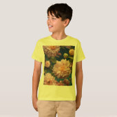 Futuristische Robotik & KI Kontur. T-Shirt (Vorne ganz)