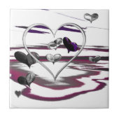 Futuristische Romantik Fliese (Vorderseite)