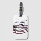 Futuristische Romantik Gepäckanhänger (Vorderseite Vertikal)