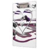 Futuristische Romantik Klemmbrett (Links)