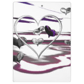 Futuristische Romantik Klemmbrett (Rückseite)