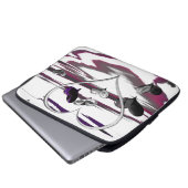 Futuristische Romantik Laptopschutzhülle (Vorne Knopf)