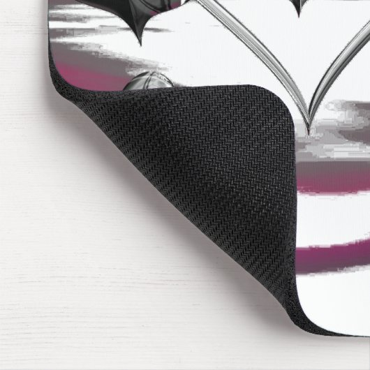 Futuristische Romantik Mousepad (Ecke)