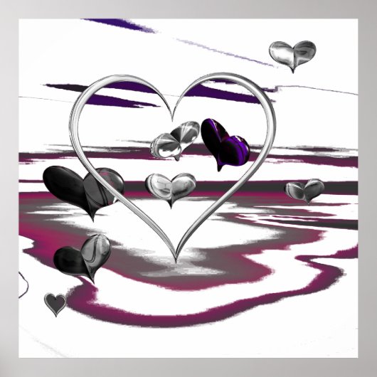 Futuristische Romantik Poster (Vorne)