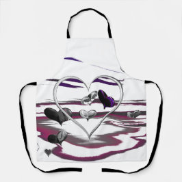 Futuristische Romantik Schürze