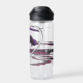 Futuristische Romantik Trinkflasche (Rückseite)