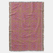 Futuristische Schaltung Abstractes Rosa Muster  Decke (Vorderseite Vertikal)