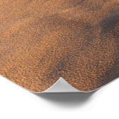 Futuristische Science-Fiction-Stadt, gespiegelt in Poster (Ecke)