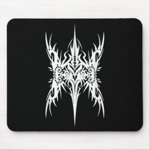 Futuristische Sigil Butteryfly Cyber Tattoo Cybers Mousepad