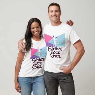 Futuristische Singer Performance Art T-Shirt