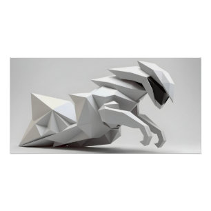 Futuristische Skulptur Poster