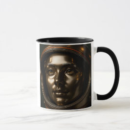 Futuristische Skulptur Tasse
