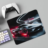 Futuristische Speed Demon Sleek Concept Car Mousepad