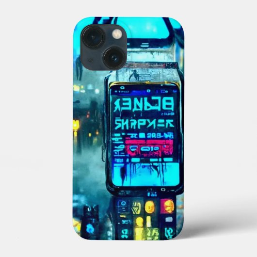 Futuristische Spooky Cyberpunk Steampunk Dreh-Phon Case-Mate iPhone Hülle (Rückseite)