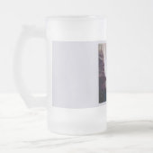 Futuristische Stadt 2 Mattglas Bierglas (Links)